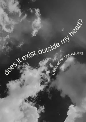 u will be ok zine 2 cover